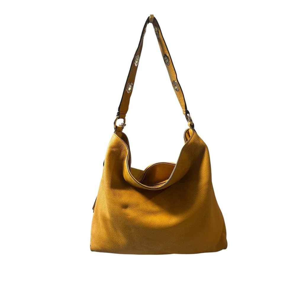 Michael Kors Yellow Brooklyn‎ Large Leather Hobo Bag